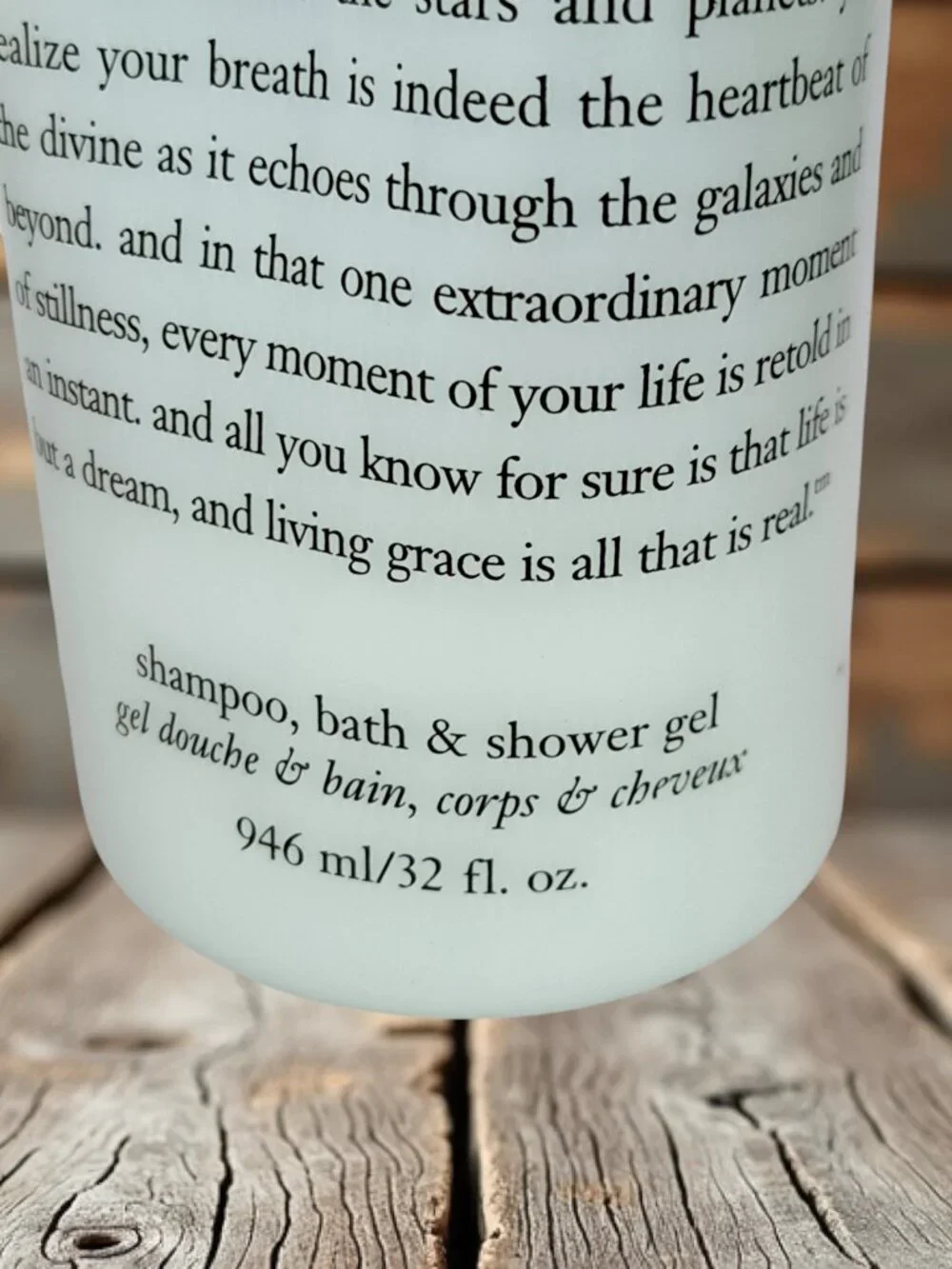 Philosophy "Living Grace" Shampoo Shower Gel & Bubble Bath 32 oz. Brand New - Picture 7 of 10